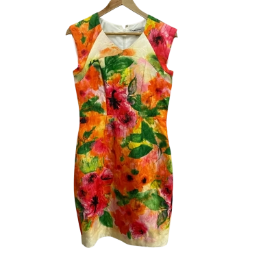 Perri Cutten Womens  Size 10 Sleeveless Dress Floral Multicoloured
