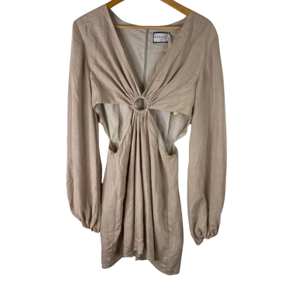 Runway Size 14 Sandra Mini Dress – Sand