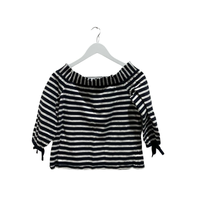 Seed Heritage Women’s Top - Size XS - Navy Blue/white