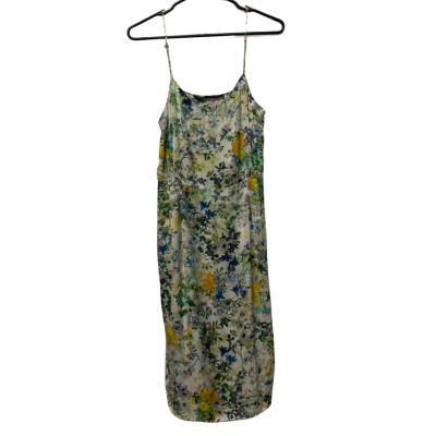 Zara Womens  Size M EUR Shoestring Strap Dress Floral 