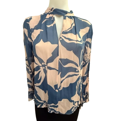 Witchery Womens  Size 8 Long Sleeve Shirt Multicoloured 