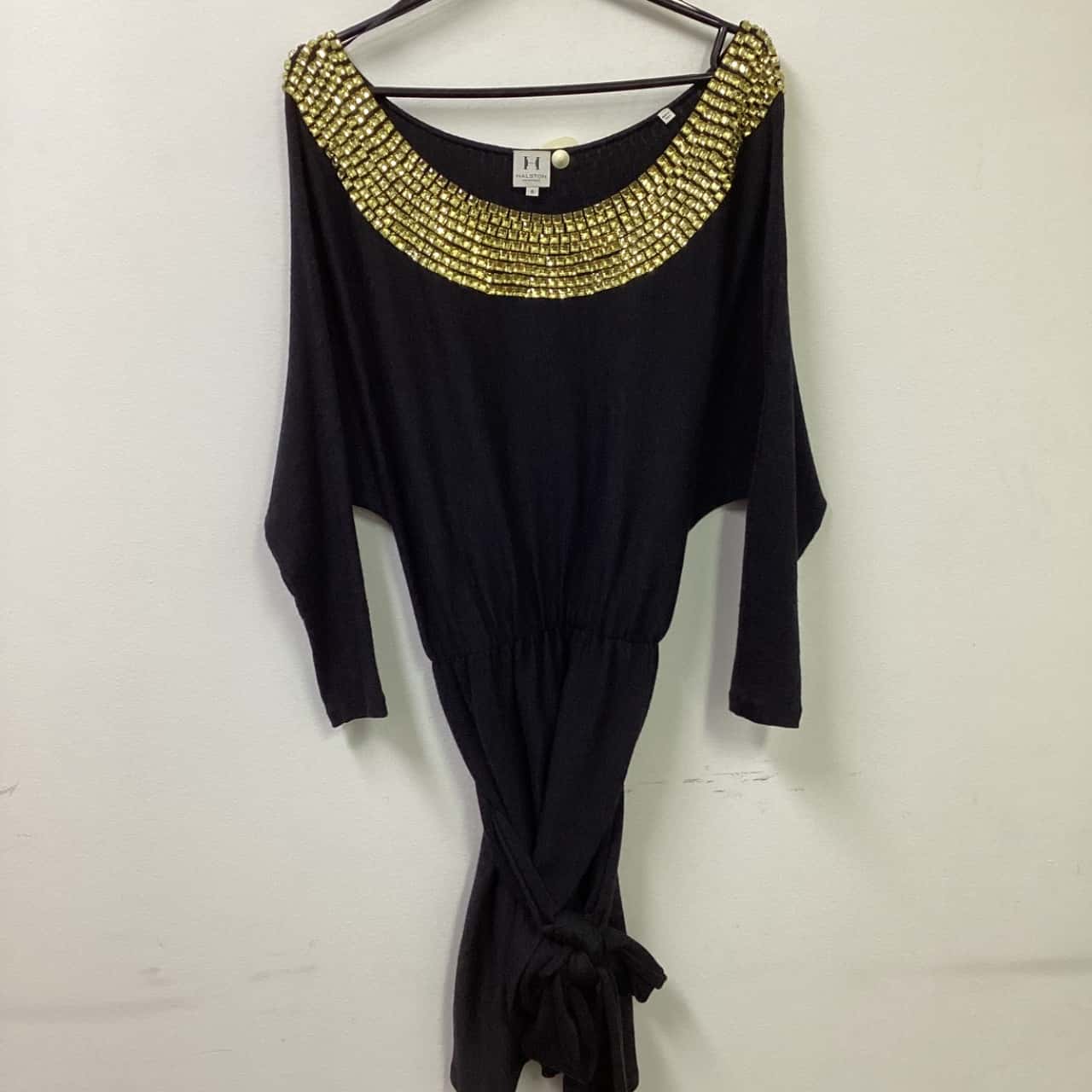 Halston heritage Womens Size 6 Black / Gold (s)