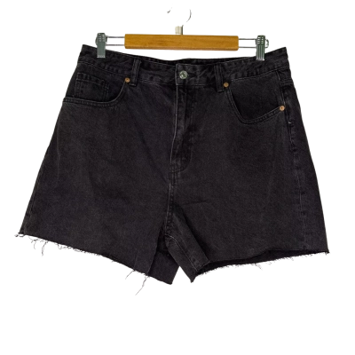 Sportsgirl Womens  Size 14 Denim Shorts Black  