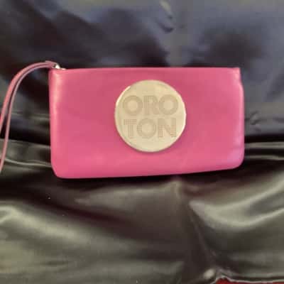 Oroton Clutch Purple 