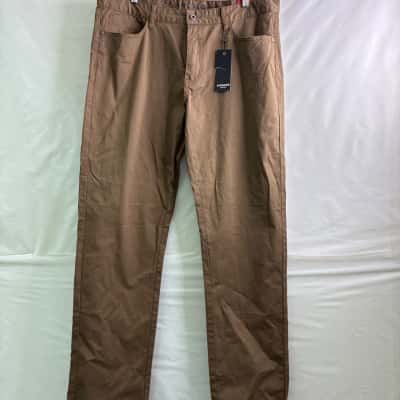 Connor Mens  Size 36 Straight Leg Pants Brown 