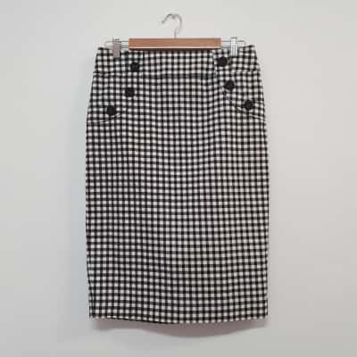 Review Women's Size 12 Rydell Skirt Black & Cream- New With Tags