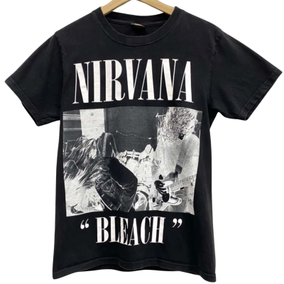 Nirvana “Bleach” Graphic Band T-Shirt Size S 