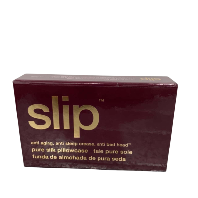 1x Burgundy Slip Pure Silk Pillowcase 