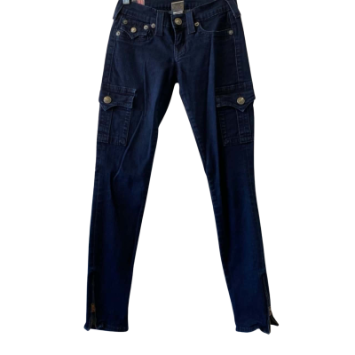 Womens Skinny Jeans Navy Blue 24/6