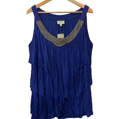 Autograph Womens  Size 22 Sleeveless Top Blue 