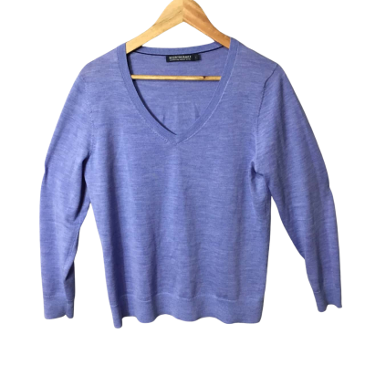 Women’s Size L Blue Sportscraft Long Sleeve Top