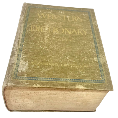 Webster Dictionary Second Edition 1956