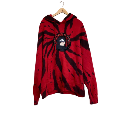 Hypland & Naruto Mens  Size L Hoodie Red 