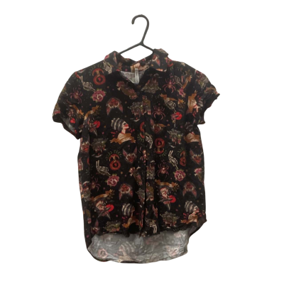 Womens Black Friday  Size 6 Blouse Black  / Pattern 