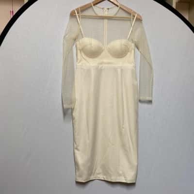 Cream Elle Zeitoune Dress