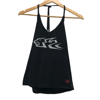 Holden Racing Retro Womens Singlet Black Top Size 12