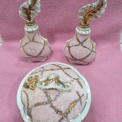 Vintage Lefton 1950's Pink Porcelain 