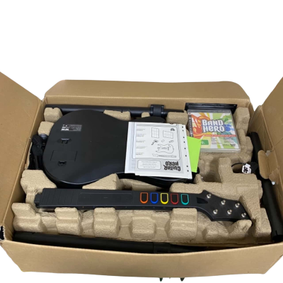 PS3 Band Hero Drums, Guitar and Game in Box PlayStation 3