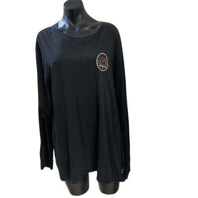 Billabong Mens  Size XXXL Black  long sleeve shirt 