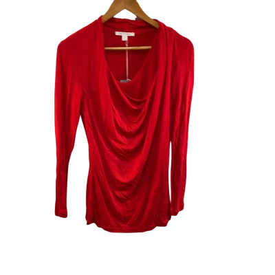 BNWT Trenery Womens  Size M Red Cowl Tunic