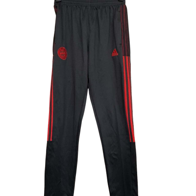 Adidas Mens  Size XXL Track Pants Black  / Red / Striped 