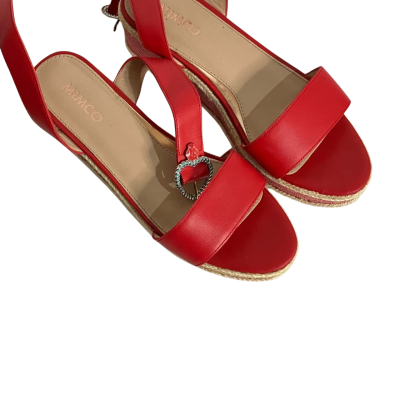 Mimco Womens  Size 38 Wedges Red 