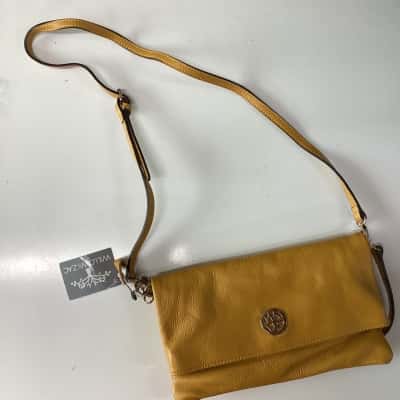 Mustard Yellow Claudia Bag by Willow & Zac