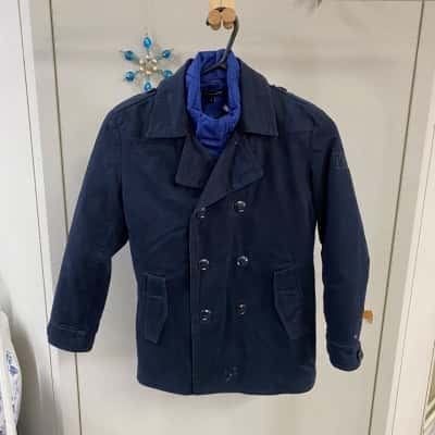 Tommy Hilfiger KidsDouble Breasted Peacoat with a removable quilted bib Size 10 