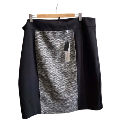 Anthea Crawford Womens  Size 18 Pencil Skirt Black  / White 
