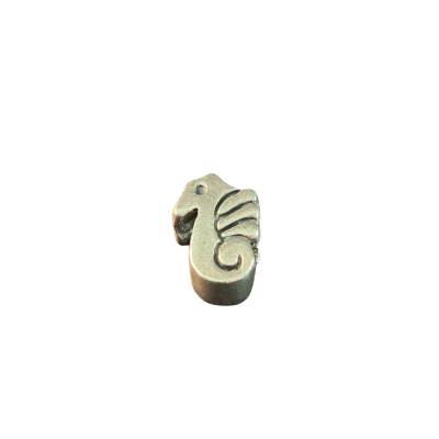 Silver Seahorse Charm 