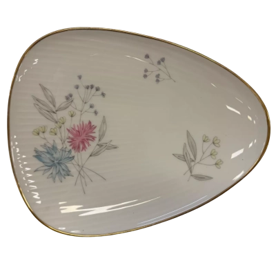 Vintage 1950’s Thomas Germany fine porcelain pastry dish