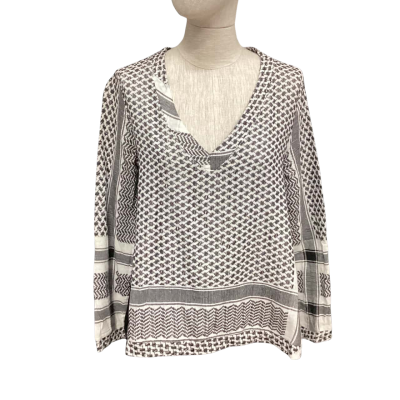 Cecilie Copenhagen Womens  Size One Size Long Sleeve Top Grey 