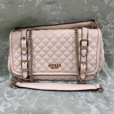 Guess Womens Cream Cross Body Bag