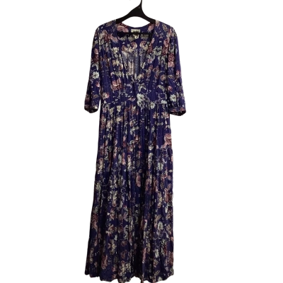 Jaase Womens  Size XL Maxi Dress Blue / Floral 