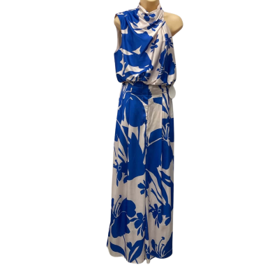 Sheike San Antonio Top & Pants Size 12 Blue / Pattern / White 