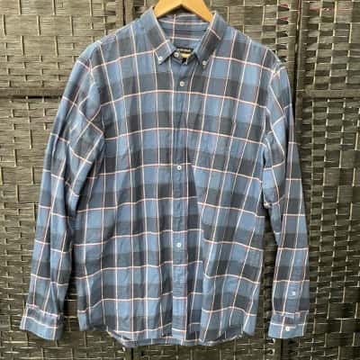 Country Road Mens  Size L Checked Shirt Blue / Checked 