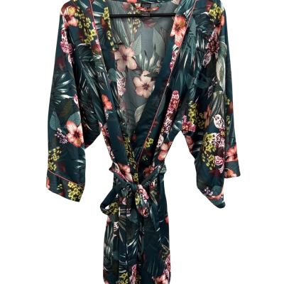 Bras N Things Women's short wrap with tie inside and on the outside  Size L 