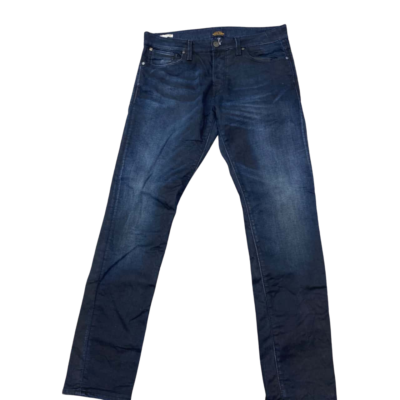 Jack & Jones Mens Size W 34 L 32 Slim Fit Glenn Blue