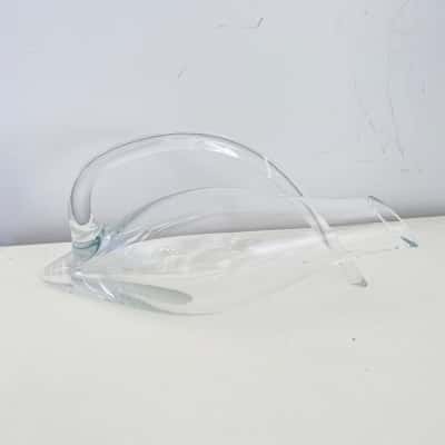 Unusual Glass Jug Carafe Wine Whiskey Decanter 