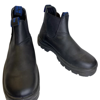 Steel Blue Mens  Size 8 Boots Black  