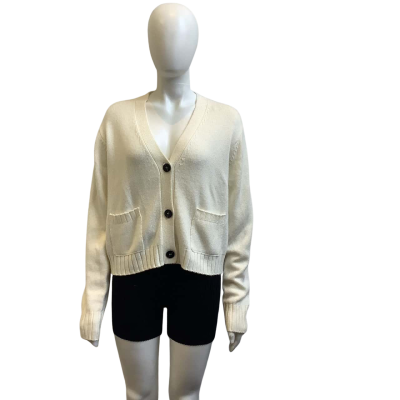 Brand New Forever New Womens  Size 10 / M Alice Button Through Cardigan Porcelain