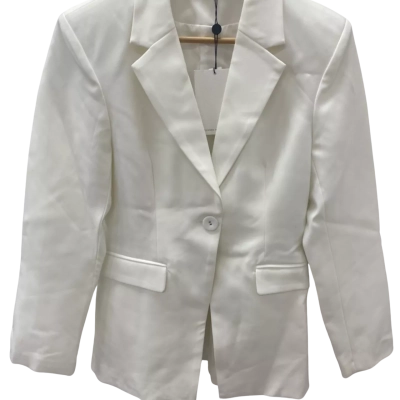 Style State Womens  Size S Suit Jacket White 