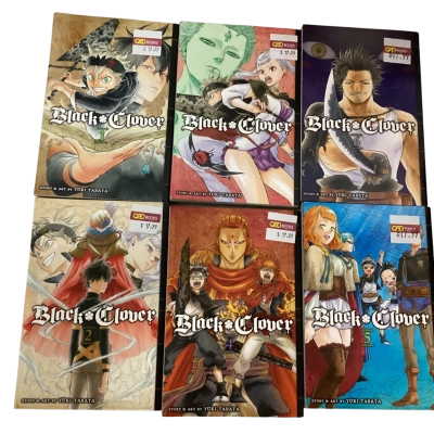 NEW - Black Clover Manga Graphic Novels - Volume 1-6