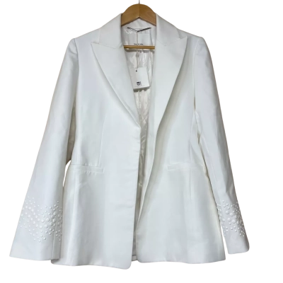 Brand New - Sass & Bide Alatra Blazer in Ivory - Size 8