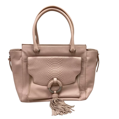 Mimco Pink Leather Satchel Handbag 