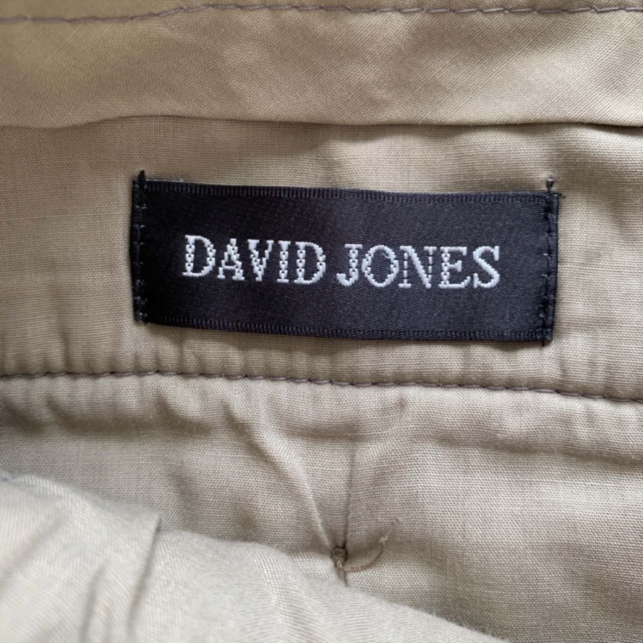 David Jones Mens M/L Brown Corduroy Pants