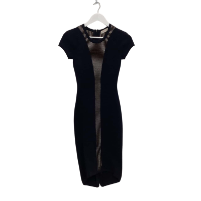 Sass & Bide Womens  Size XS Bodycon Dress Black  / Gold 