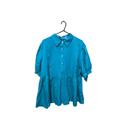 SERAFINA XXL Spearmint Scallop Shirt