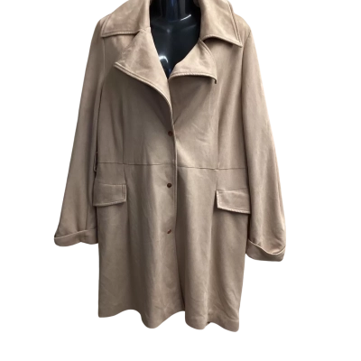 Unreal Fur Womens  Size M Winter Coat Beige 