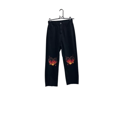 Shein Women’s Flaming Heart Pants Size XS